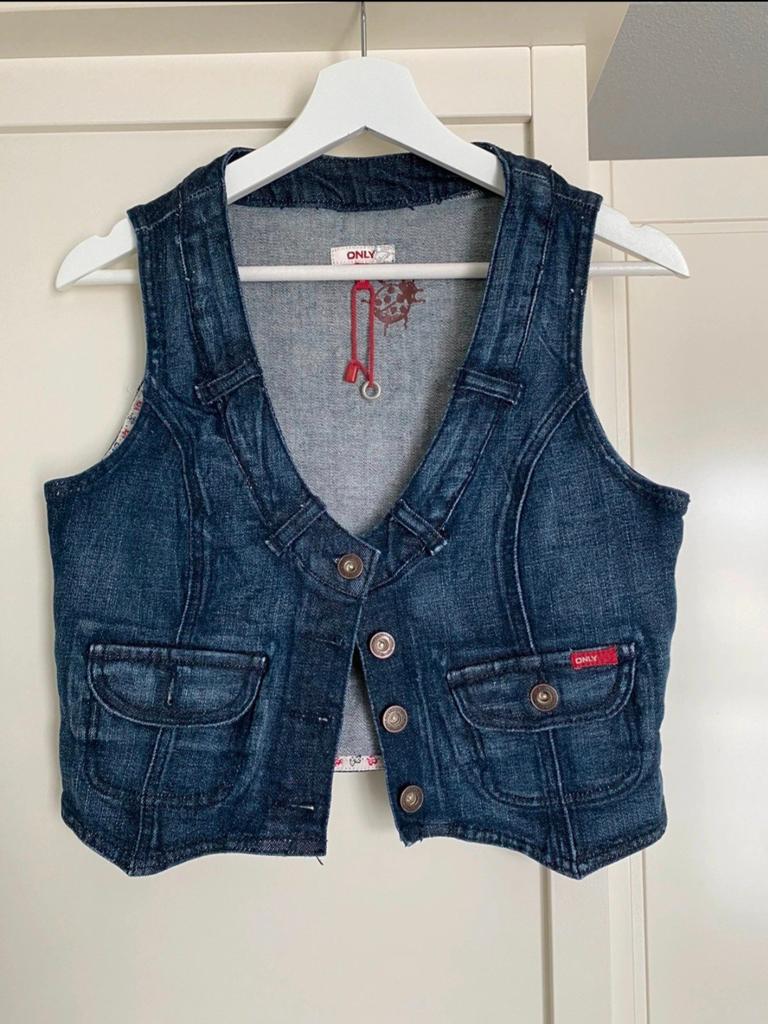 ONLY spijker gilet maat M, ONLY, Ophalen of Verzenden, Nieuw