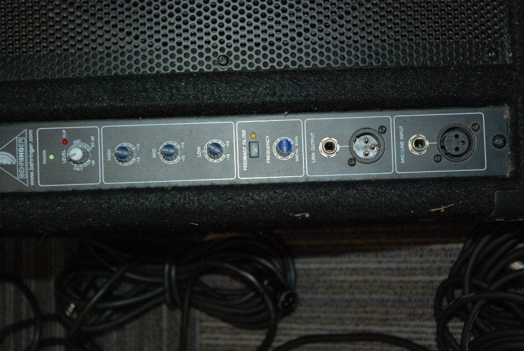Behringer F1220 actieve monitor, 12 inch woofer, 125 watt, Ophalen, Gebruikt, ., Behringer