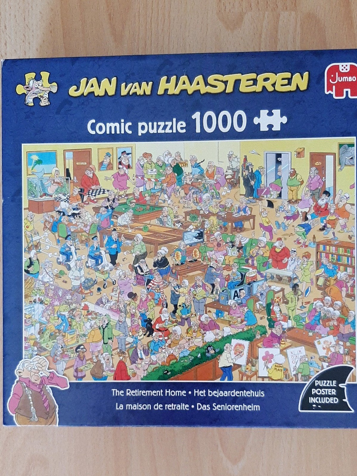Jan van Haasteren 1000st Bejaardentehuis ( Evt ruilen), Ophalen, 500 t/m 1500 stukjes, Zo goed als nieuw, Legpuzzel