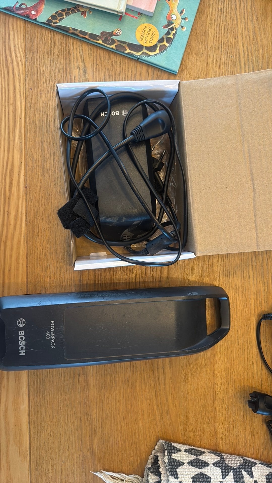 Bosch PowerPack 400 accu+lader (oa Urban Arrow) goed werke, Ophalen of Verzenden, Zo goed als nieuw