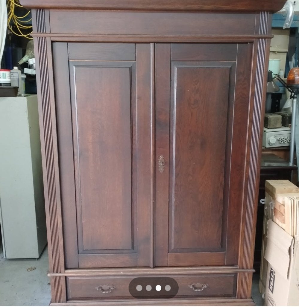 Broodkast plus dressoir, Huis en Inrichting, Kasten | Dressoirs, Ophalen, Gebruikt, Eikenhout, Koloniale