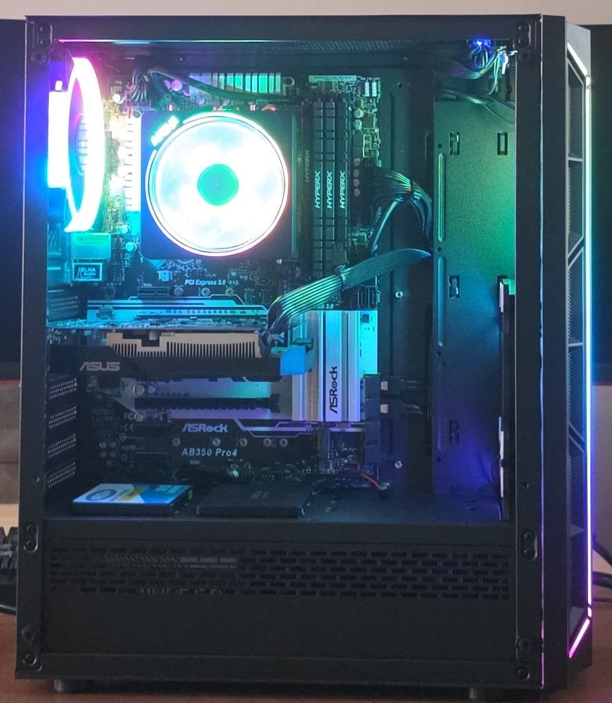 MULTIMEDIA & GAMEPC R5 3600/750MBM.2/16GBDDR4/GTX1650 4G, Zelf gebouwde pc, Multimedia-GamePC, Zo goed als nieuw, Gaming