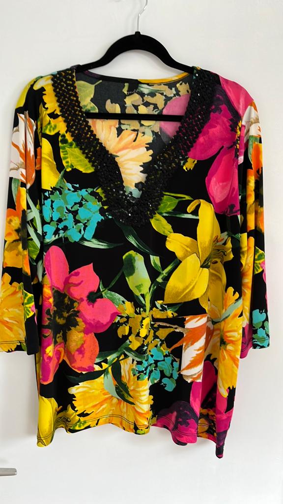 Yoek shirt maat XL. 50/52, Kleding | Dames, Ophalen of Verzenden, Gedragen, Overige kleuren, Shirt of Top