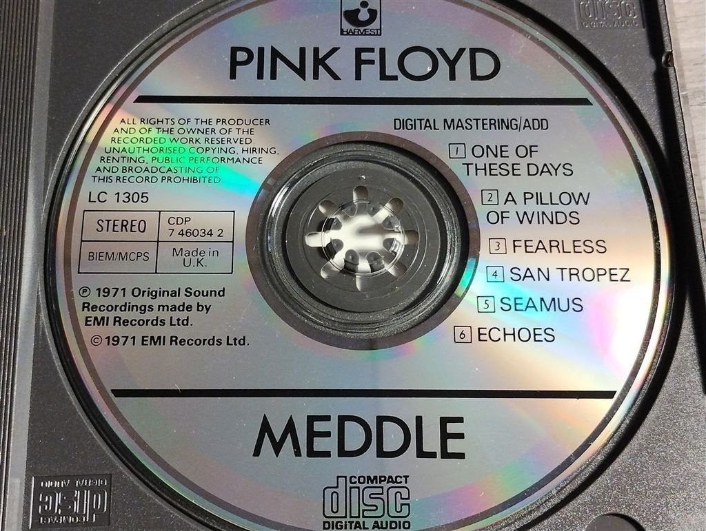 Pink Floyd ‎- Meddle [U.K Emi Swindon], Ophalen of Verzenden, Zo goed als nieuw, Poprock