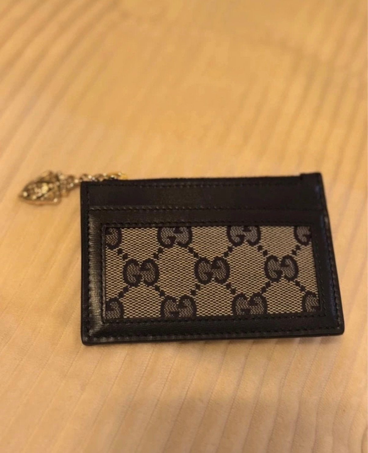 Gucci pashouder dames origineel, Ophalen of Verzenden, Zo goed als nieuw, Beige, Leer