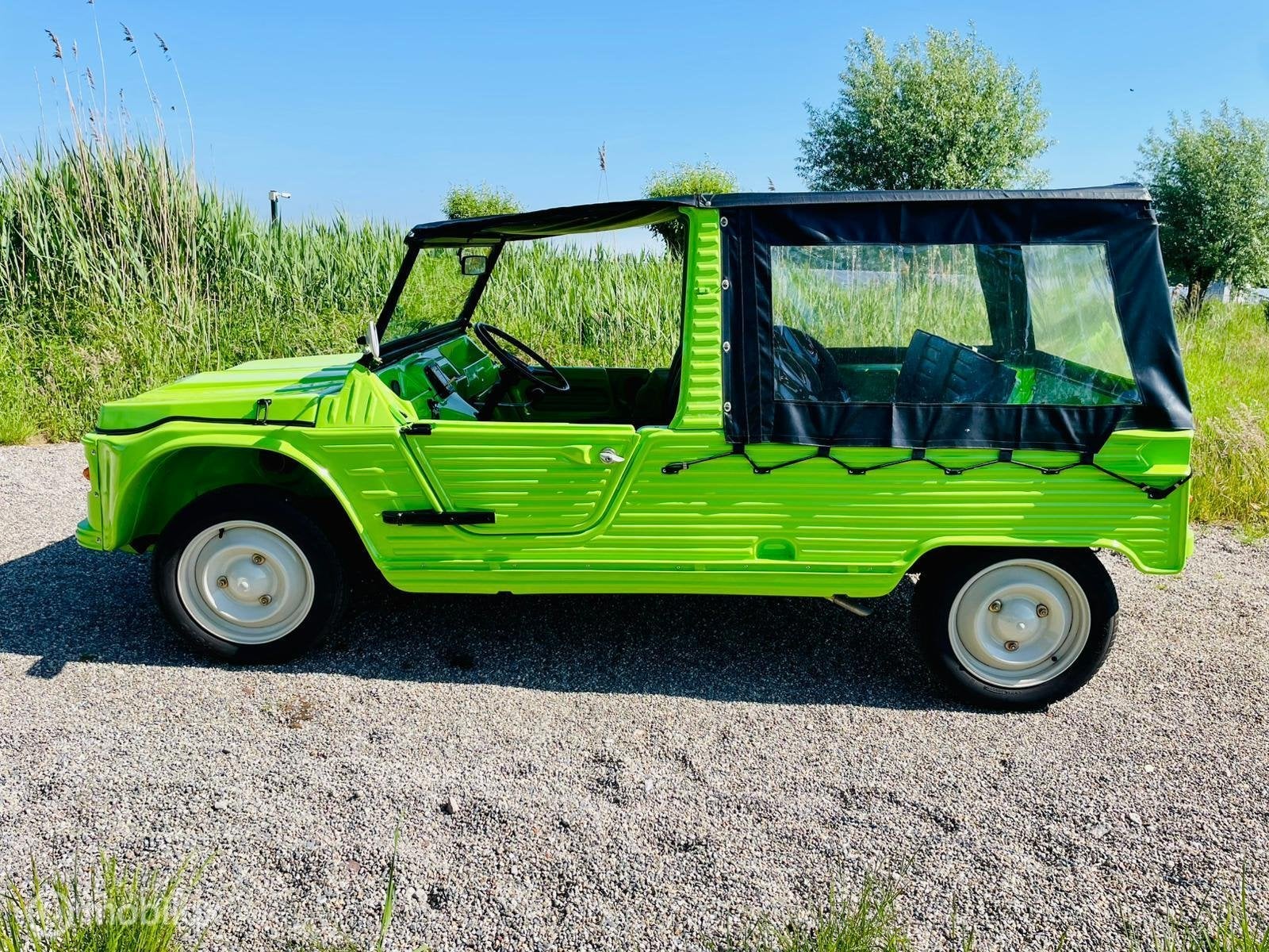 Mehari vert tibesti 4 pers. '80 06322 km | Import Spanje, Auto's, Citroën, Voorwielaandrijving, 31 pk, Cabriolet, 4 stoelen