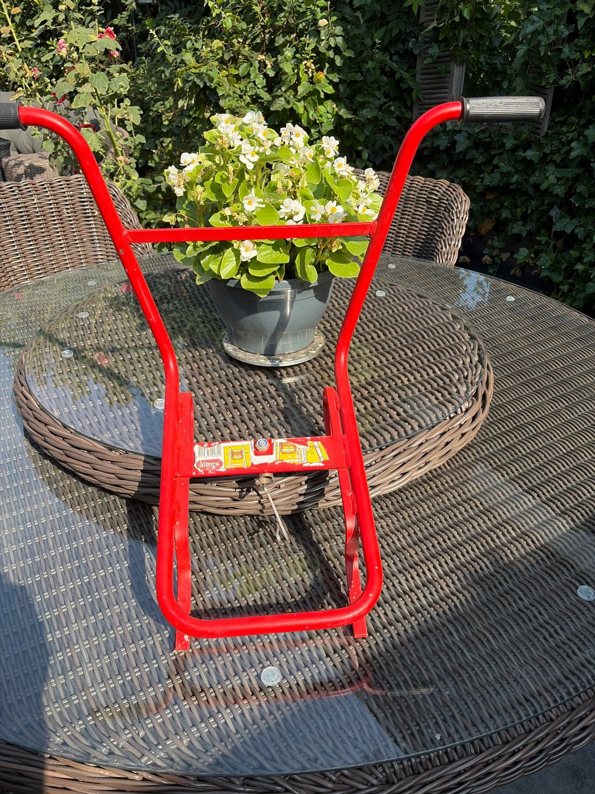 Altrex Laddersteun / Ladderbeugel - Rood, Ophalen of Verzenden, Gebruikt, Ladder, Minder dan 2 meter