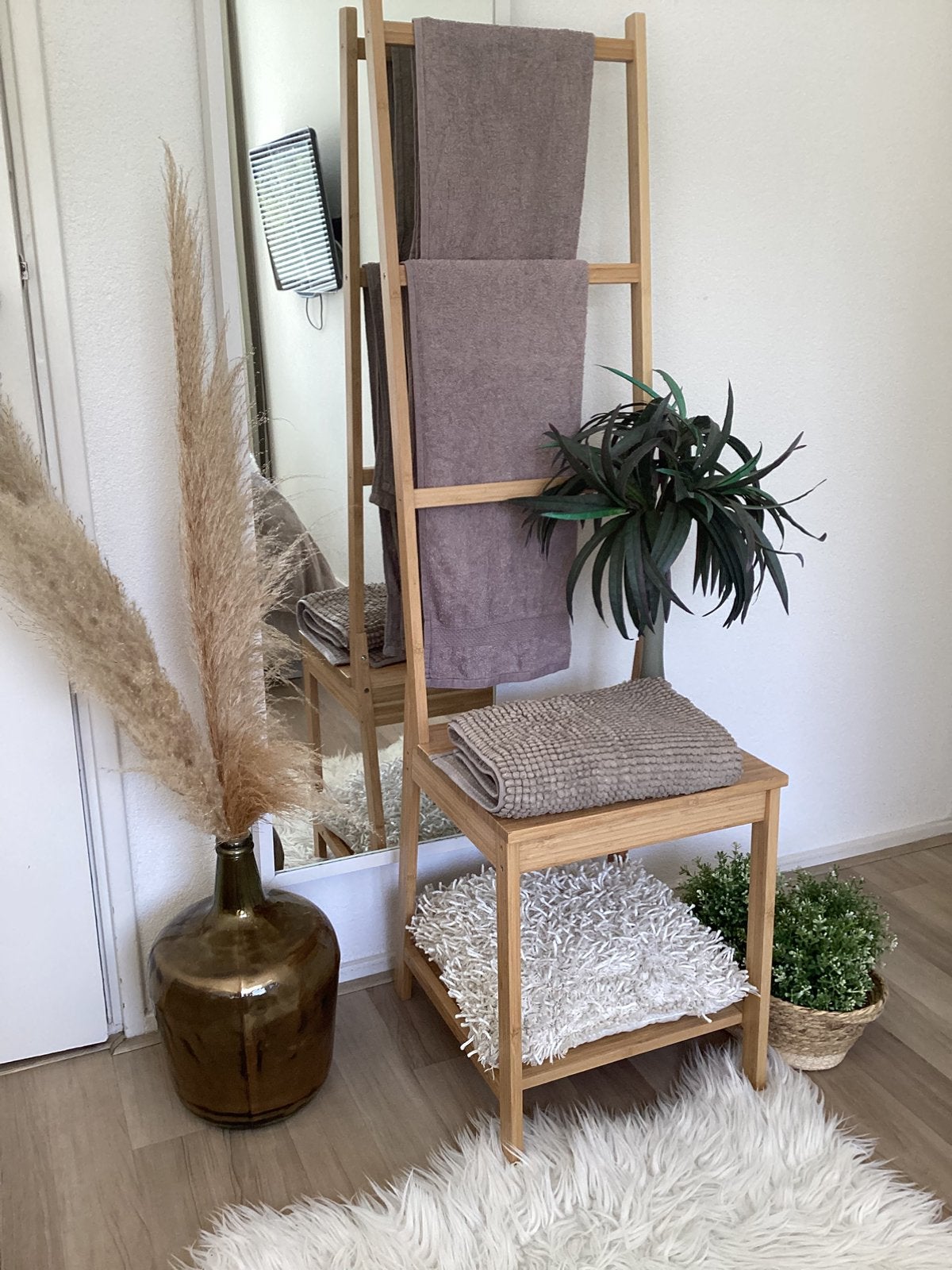 Zgan badkamermeubel, Huis en Inrichting, Badkamer | Badkamermeubels, Ophalen, (Half)hoge kast, 50 tot 100 cm, Zo goed als nieuw