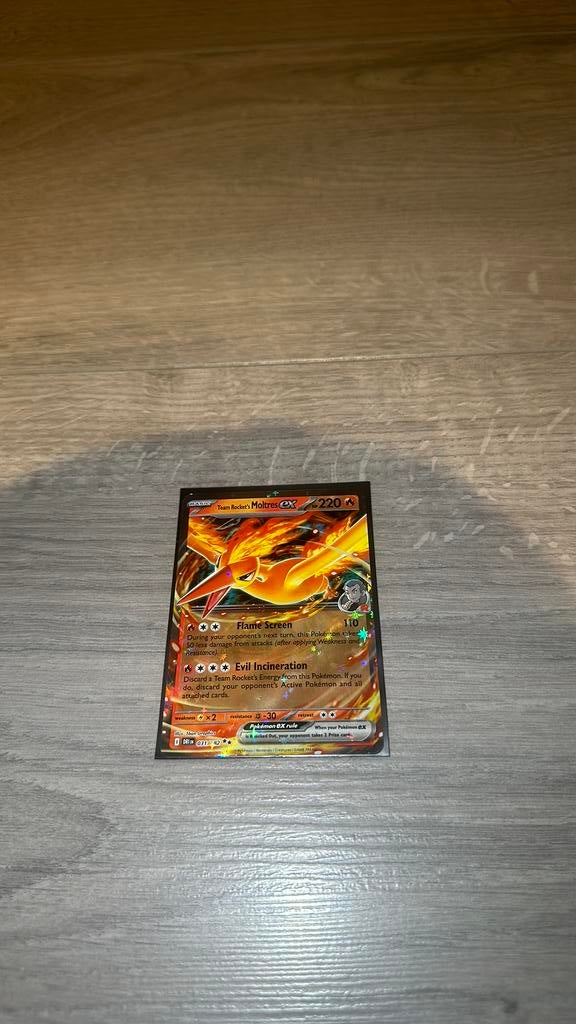 Team Rocket’s Moltres EX 031/182 - Destined Rivals, Ophalen of Verzenden, Zo goed als nieuw