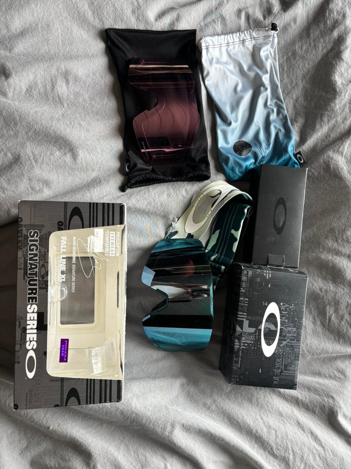 Oakley fall line xl skibril, Ophalen of Verzenden, Zo goed als nieuw