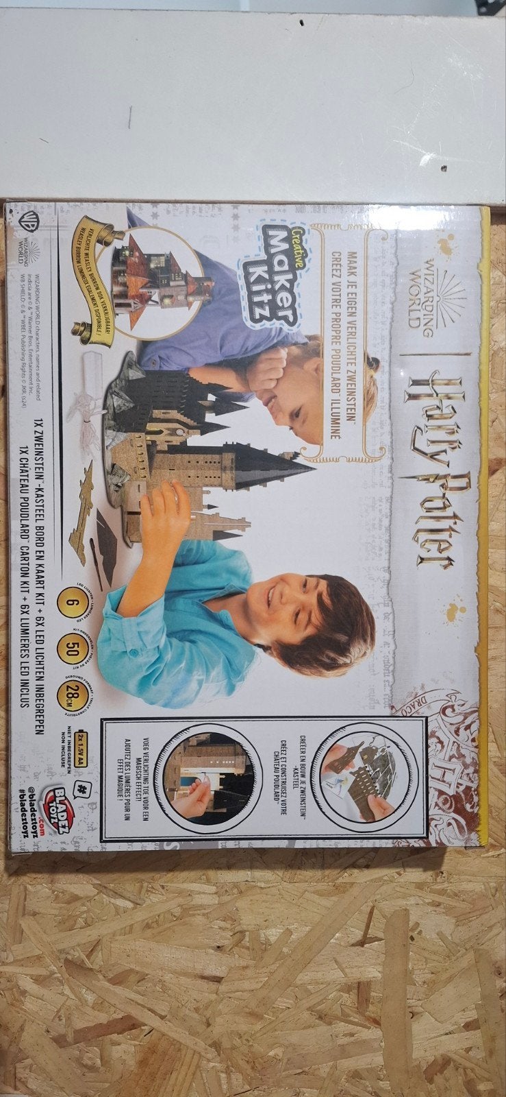 Harry Potter Zweinstein Kasteel Maker Kitz met LED licht, Ophalen of Verzenden, Nieuw, Bouwen, Met licht