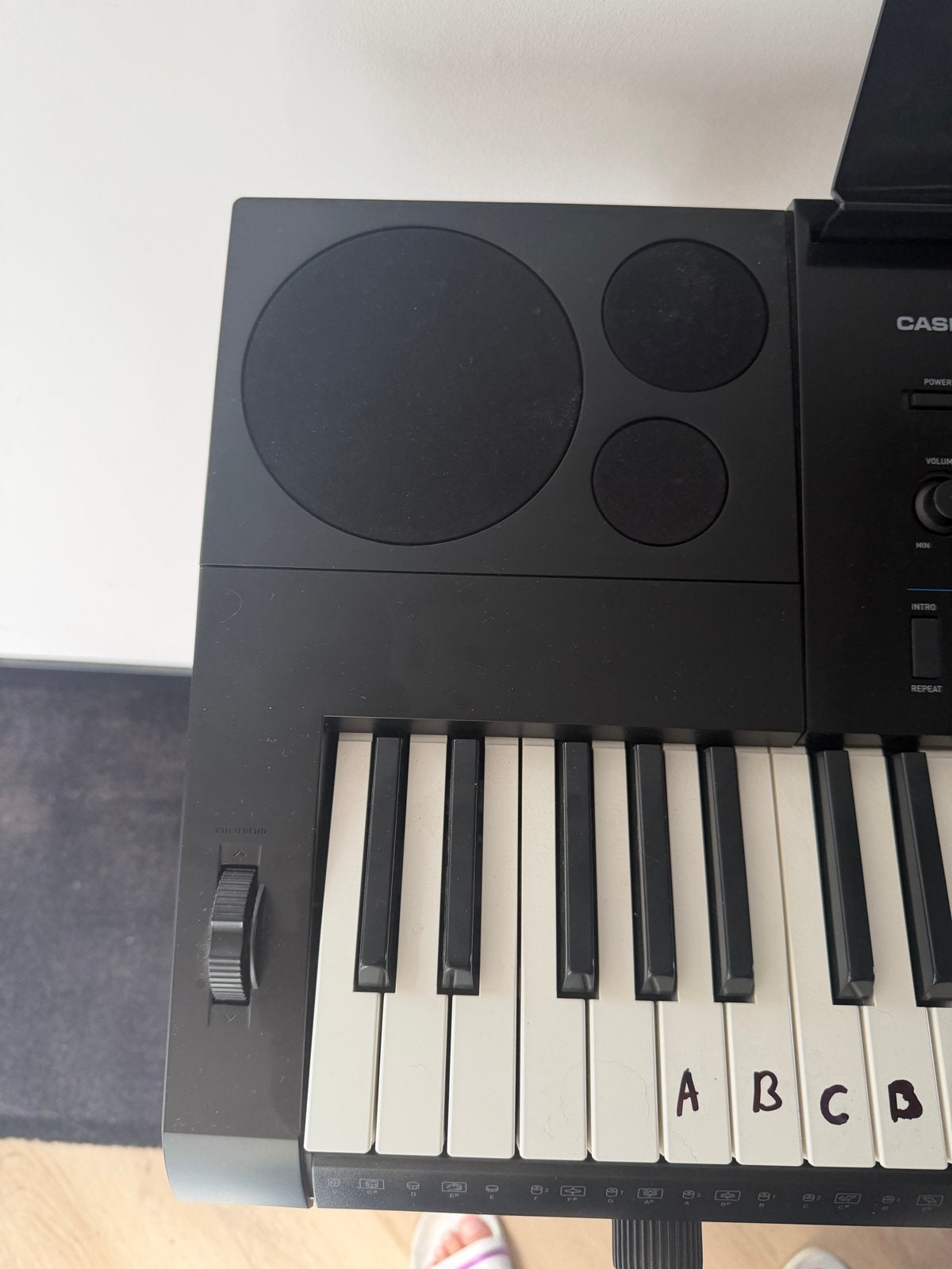 Casio CTK-6200 keyboard met standaard, Muziek en Instrumenten, Ophalen, Casio, Aanslaggevoelig, 61 toetsen