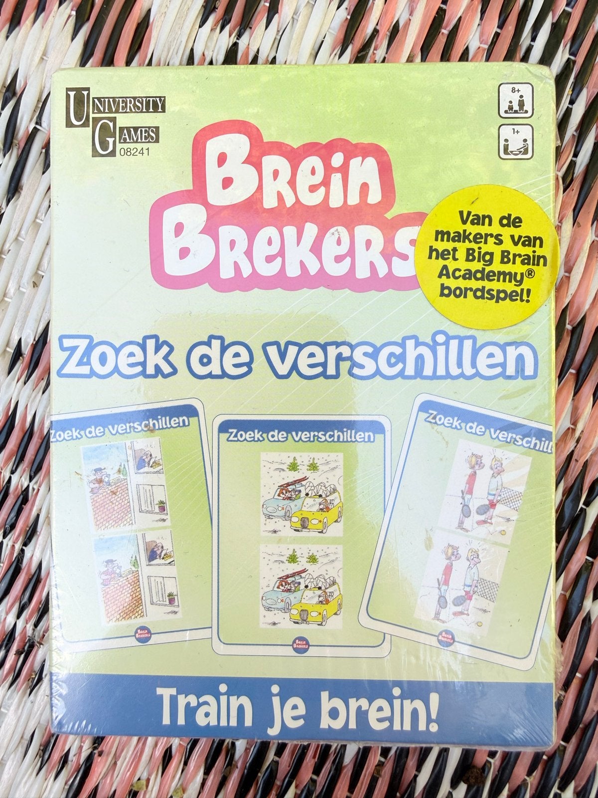 Brein Brekers: Zoek de Verschillen - University Games, Een of twee spelers, Ophalen of Verzenden, Nieuw, Reisspel