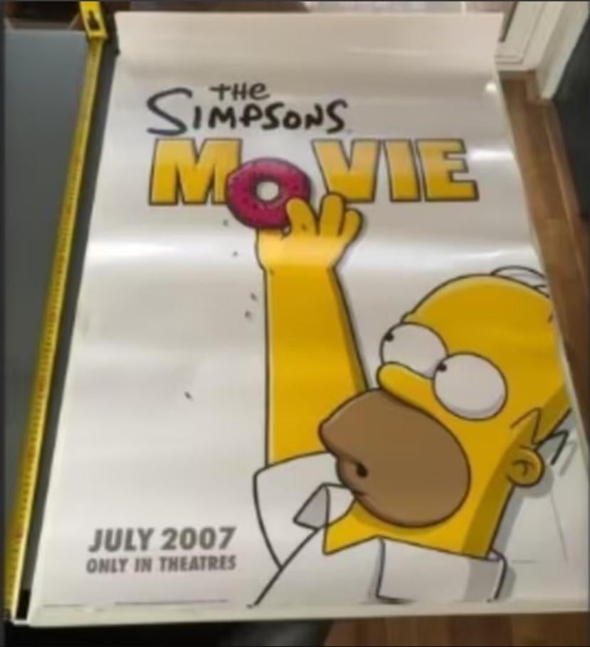 The simpsons movie filmposter, Boeken, Stripboeken, Eén stripboek, Ophalen of Verzenden, Zo goed als nieuw