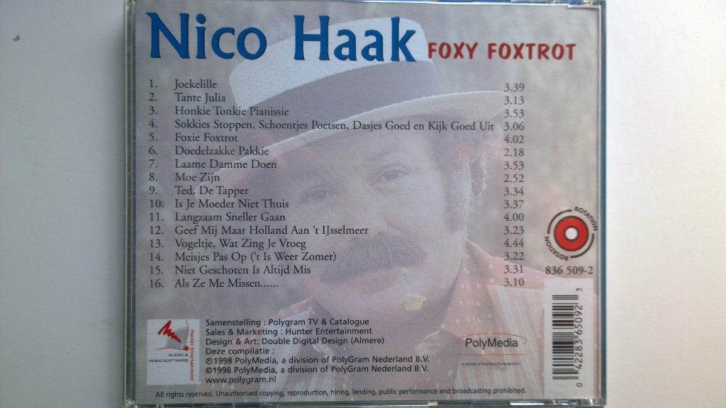 Nico Haak - Foxy Foxtrot, Ophalen of Verzenden, Zo goed als nieuw, Pop, Album