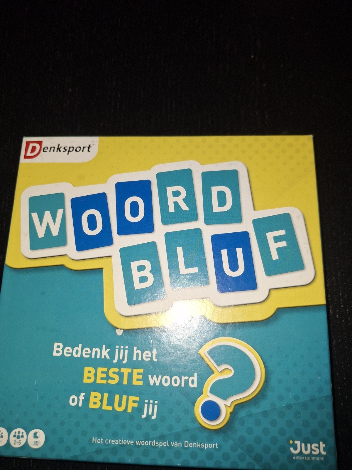 Denksport Woordbluf - Creatief Woordspel, Ophalen of Verzenden, Minder dan 500 stukjes, Zo goed als nieuw, Overige typen