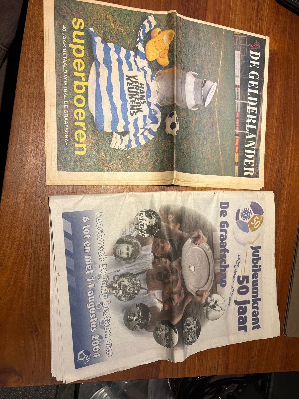 De Graafschap Jubileumkrant 50 jaar (2004), Ophalen, Gelezen, Krant