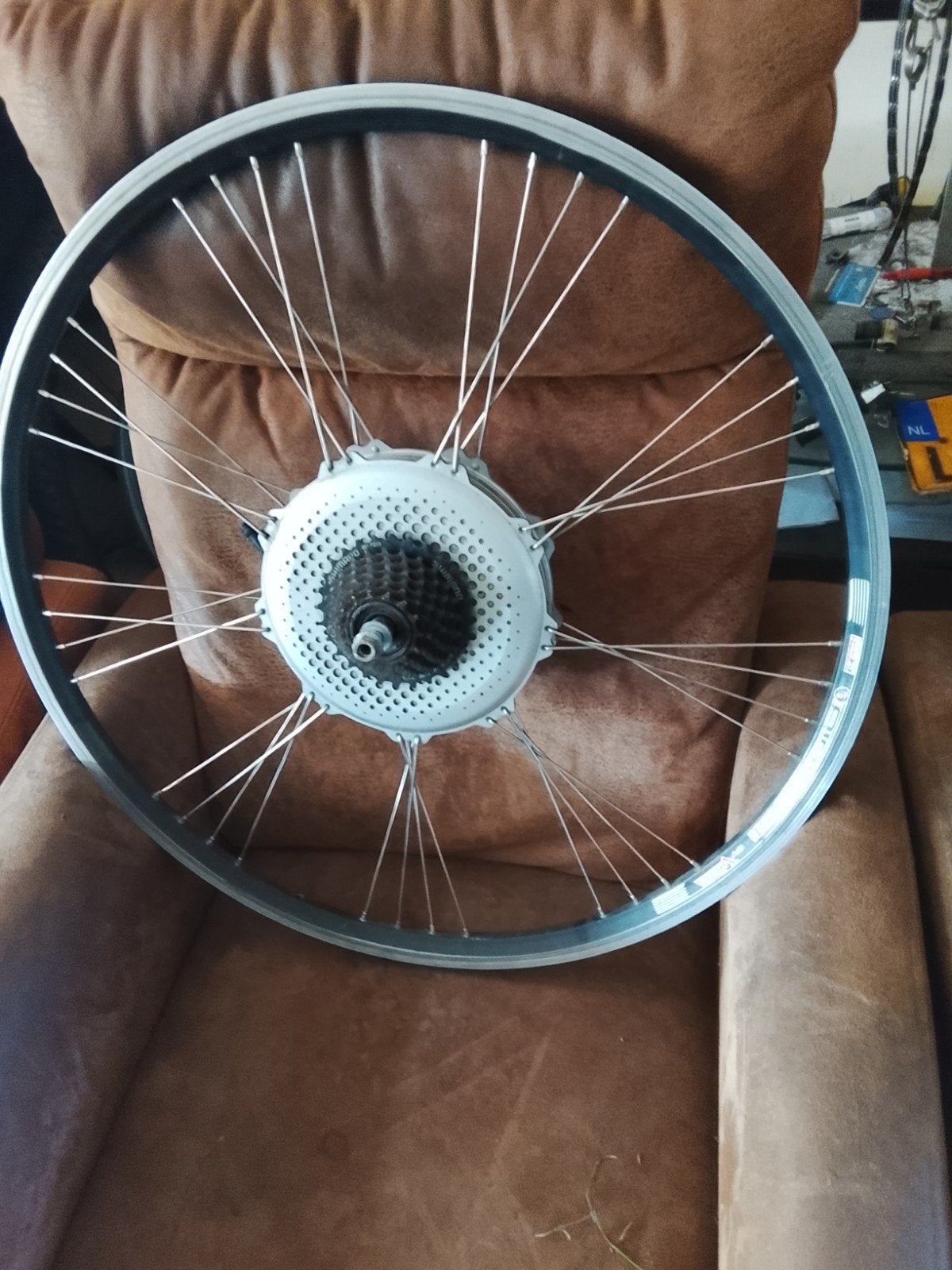 achterwiel TREK E-BIKE MET BION MOTOR  7VERSNELLINGEN, Elektrische fiets, Gebruikt, Ophalen of Verzenden, Motor