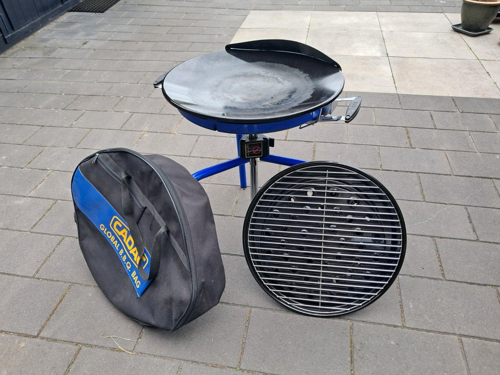 skottelbraai Cadac, Ophalen, Gebruikt