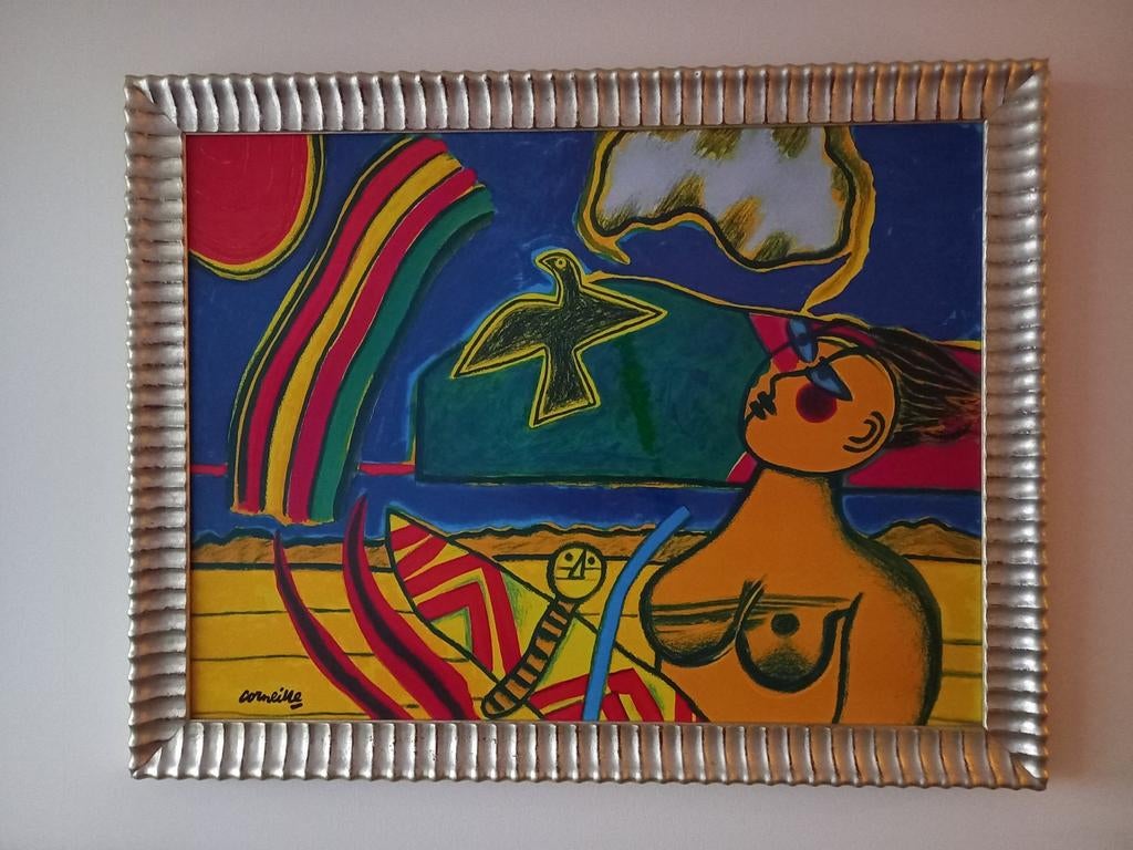 Corneille op canvas inclusief Lijst, Ophalen