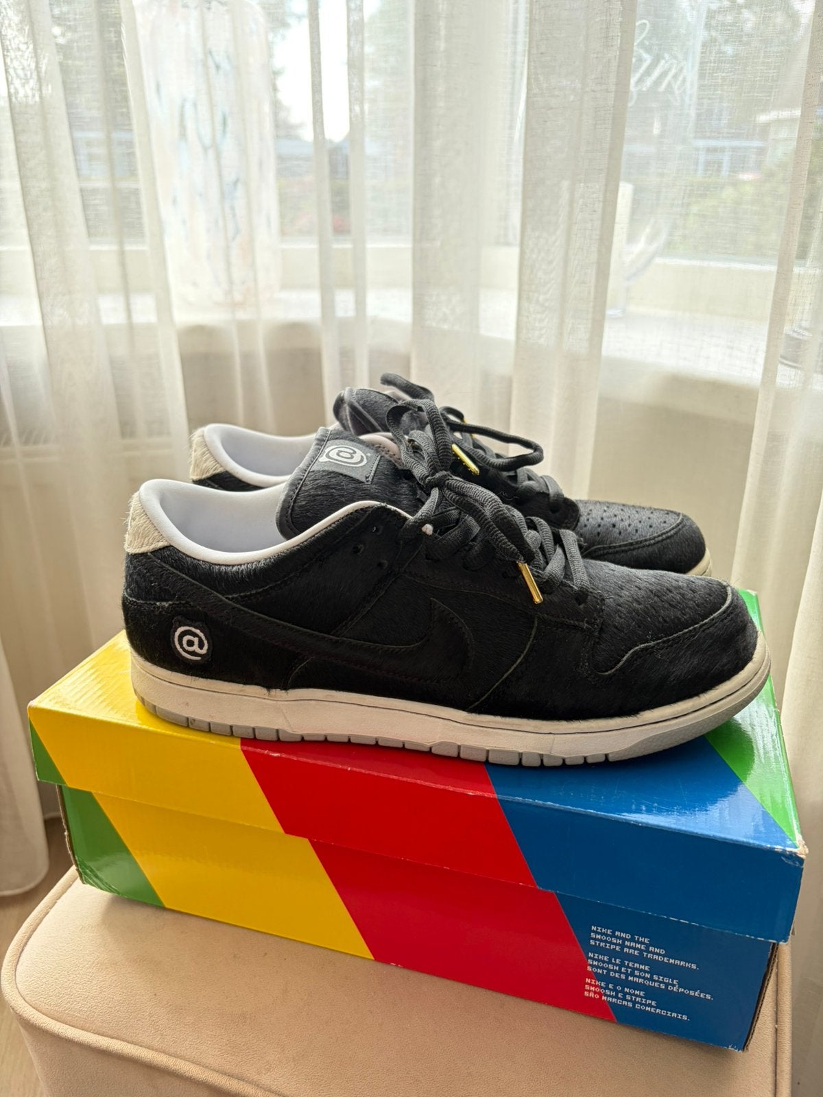 Nike SB Dunk low OG QS, Ophalen of Verzenden, Gedragen, Zwart