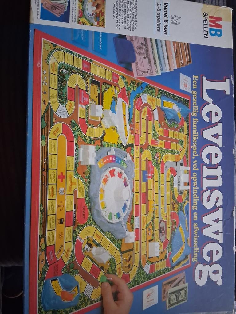 Levensweg- MB, Hobby en Vrije tijd, Gezelschapsspellen | Bordspellen, Ophalen of Verzenden