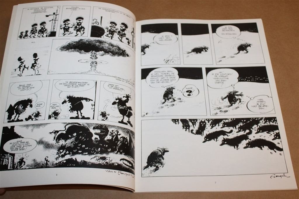 Zwartkijken — Franquin, Idées Noires 1981, Boeken, Eén stripboek, Ophalen of Verzenden, Gelezen