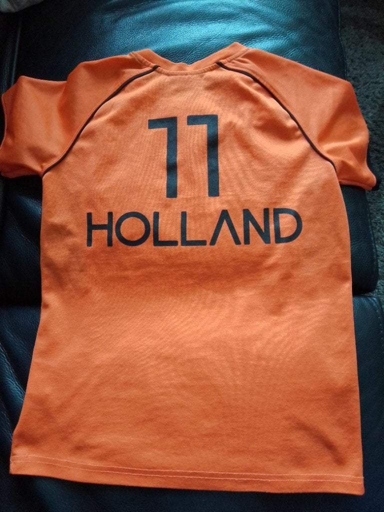 Oranje kinder outfit, Ophalen, Gebruikt, Jongen of Meisje, Setje