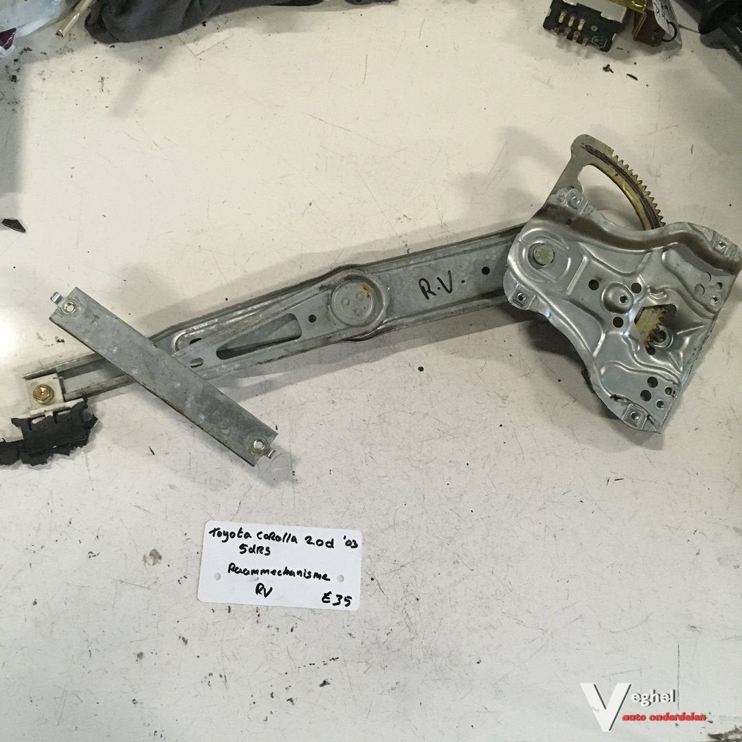 Toyota Carolla 2.0 D  5 drs 2003  Raammechanisme Elektr zond, Gebruikt, -, -, Ophalen of Verzenden