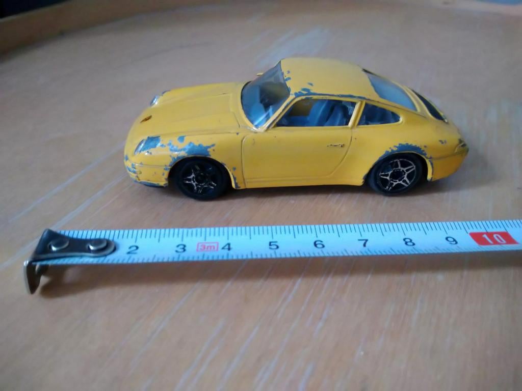 Burago porsche, Ophalen of Verzenden, Gebruikt, Auto