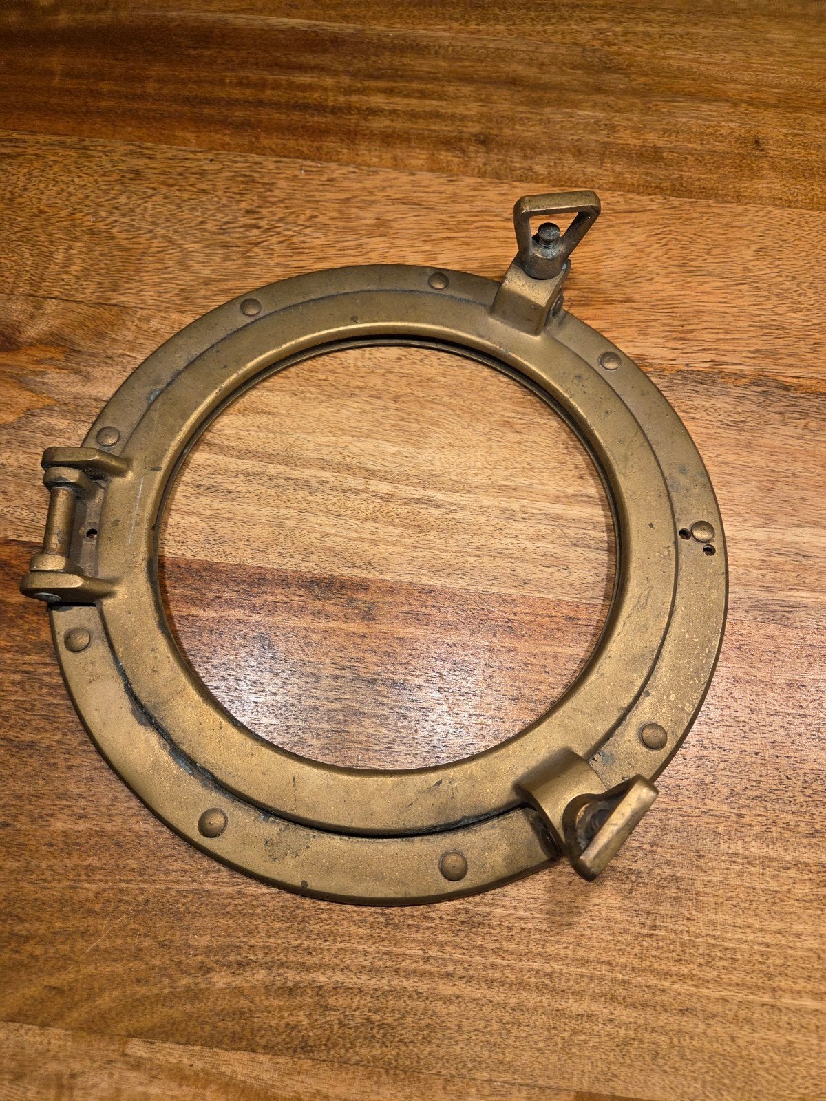 Messing Patrijspoort Ring (Ø 30 cm), Ophalen of Verzenden