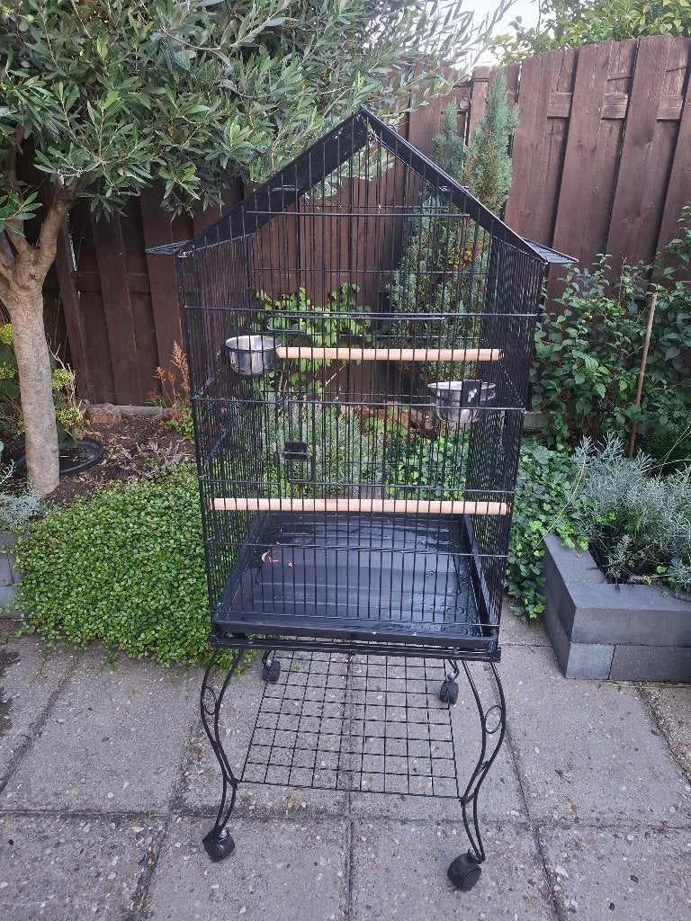 Vogelkooi, Dieren en Toebehoren, Ophalen, Zo goed als nieuw, Metaal, Vogelkooi