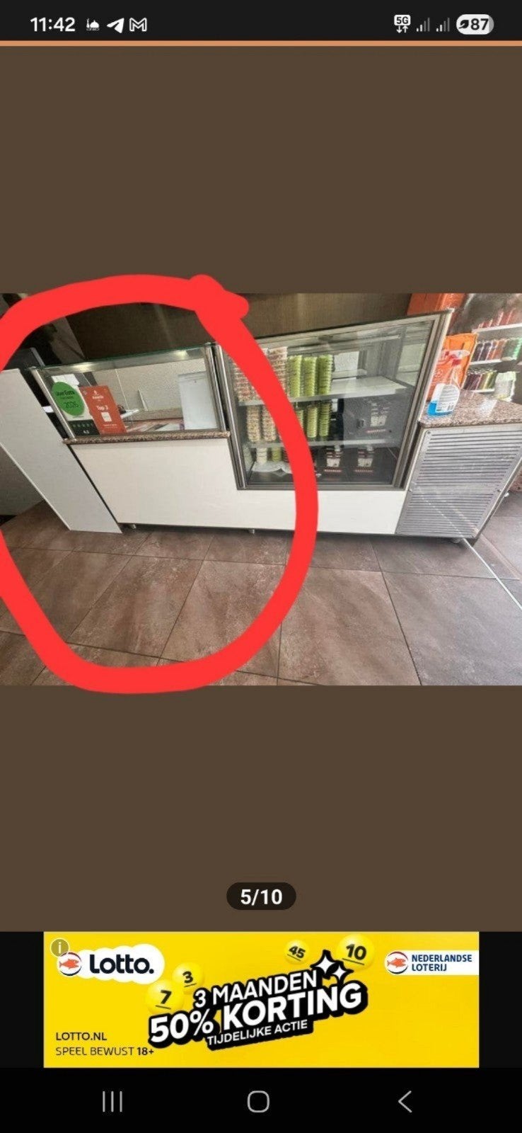 Koeling Toonbank en Saladette voor Horeca, Ophalen, Gebruikt, Overige typen