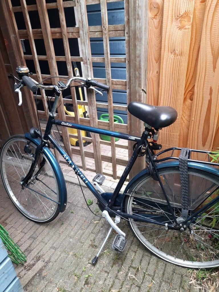 Herenfiets, Fietsen en Brommers, Versnellingen, Zo goed als nieuw, 65 cm of meer, Ophalen