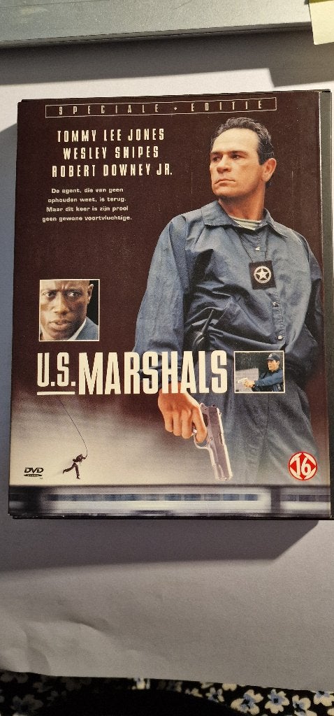 dvd US Marshals - Tommy Lee Jones en Wesley Snipes, Engels, Vanaf 16 jaar, Nederlands, Ophalen of Verzenden
