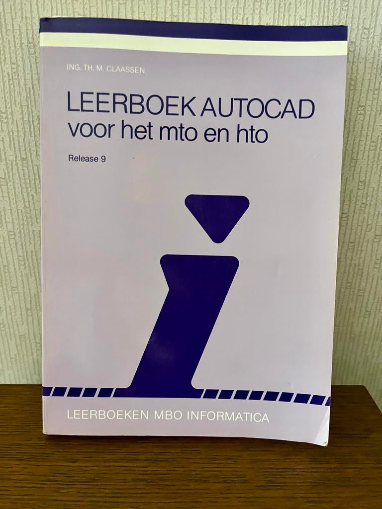 Leerboek AutoCAD voor MBO en HBO - Release 9, Boeken, Ophalen of Verzenden, Beta, Gelezen, MBO
