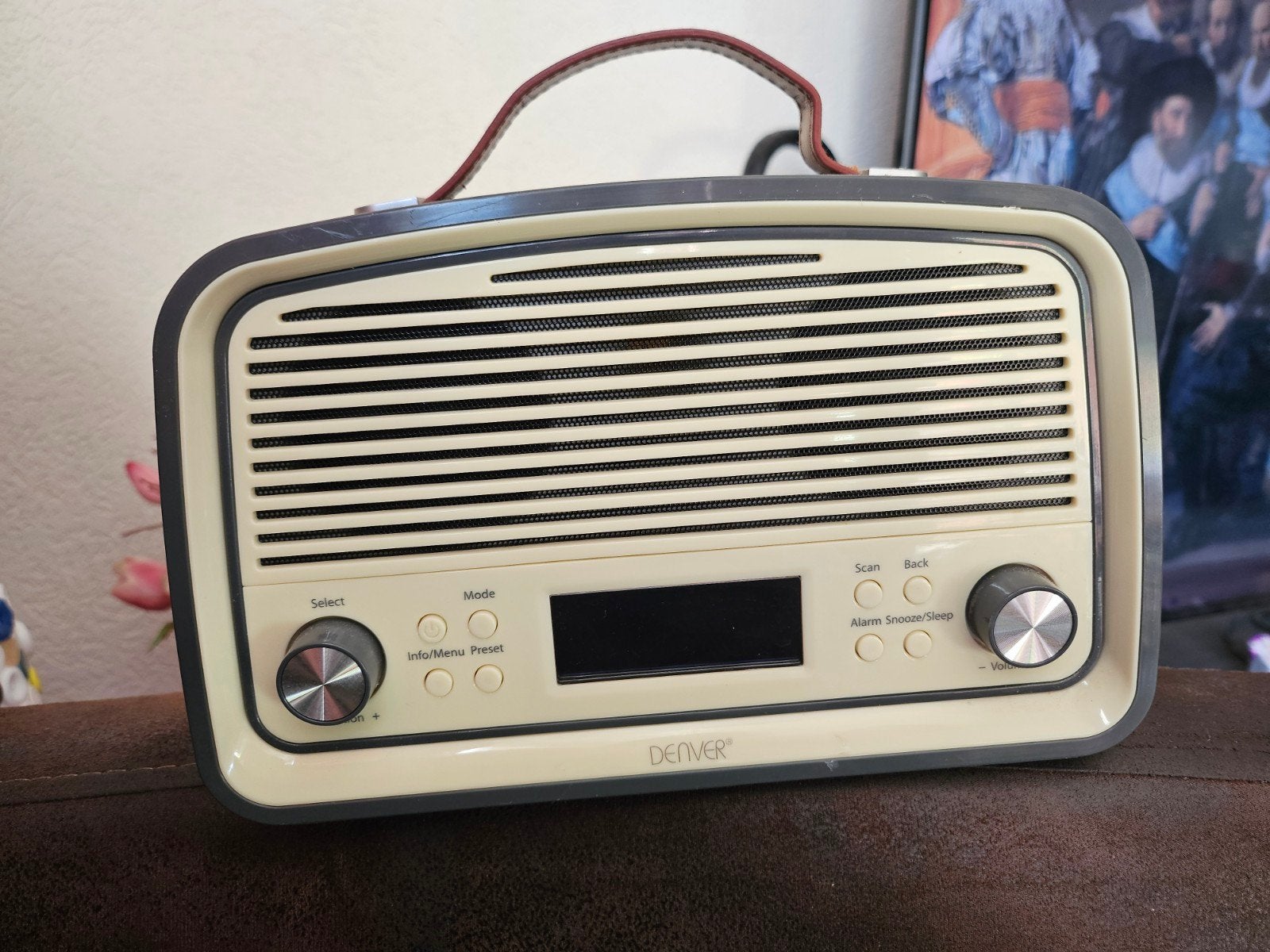 Denver DAB+ & FM Digitale Radio met Wekkerfunctie, Ophalen of Verzenden, Zo goed als nieuw, Radio