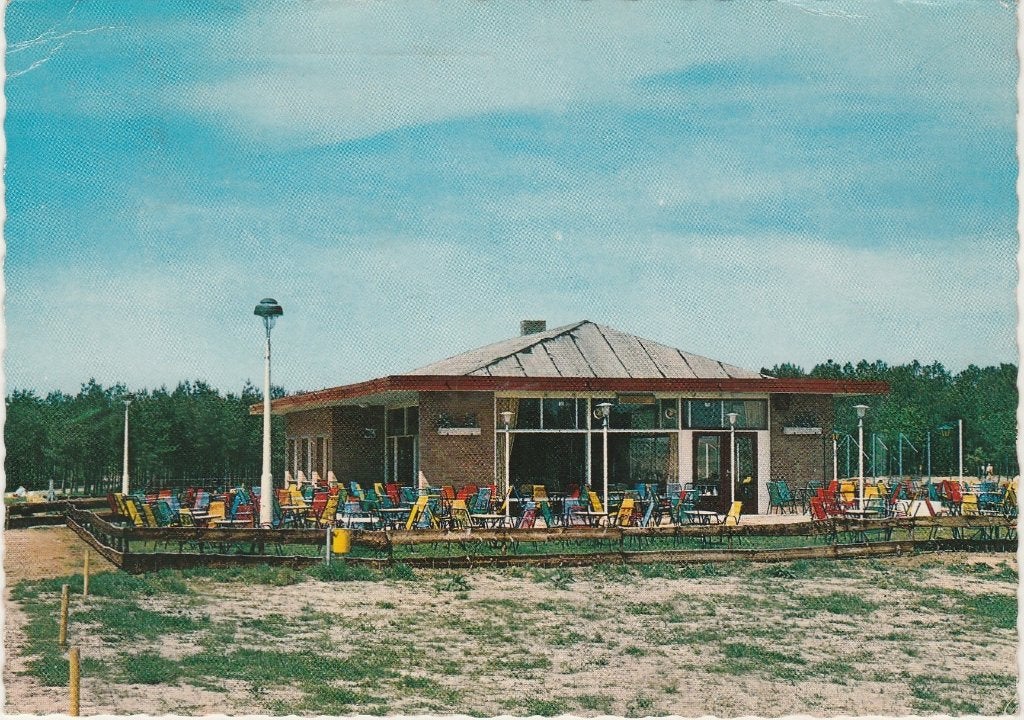 BERGEN OP ZOOM Paviljoen De Heide, Verzamelen, Ansichtkaarten | Nederland, Verzenden, 1960 tot 1980, Gelopen, Noord-Brabant