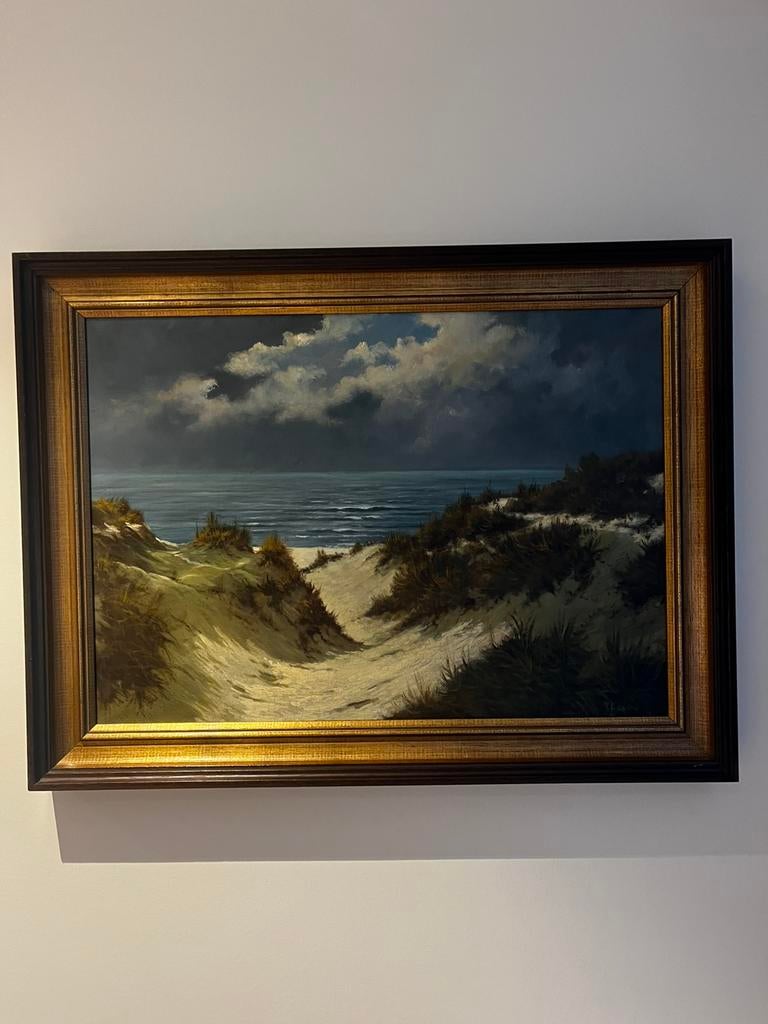 Schilderij De duinen van Adema, Antiek en Kunst, Kunst | Schilderijen | Klassiek, Ophalen