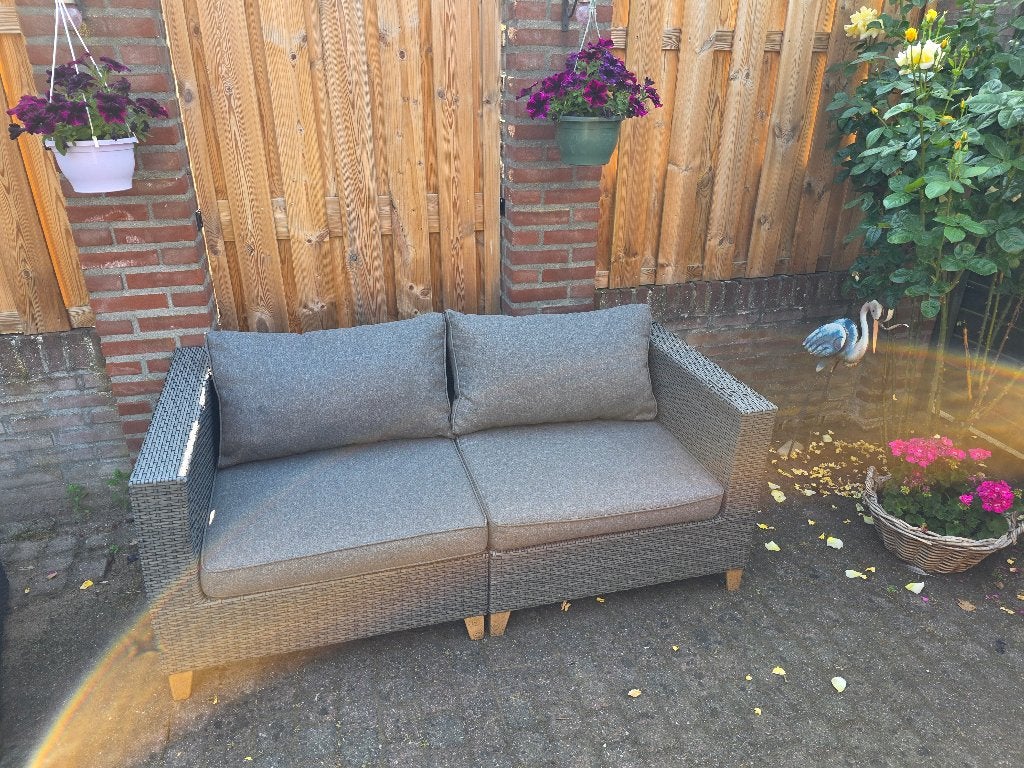 Loungebankje, Tuin en Terras, Kunststof, Gebruikt, Loungeset, Bank