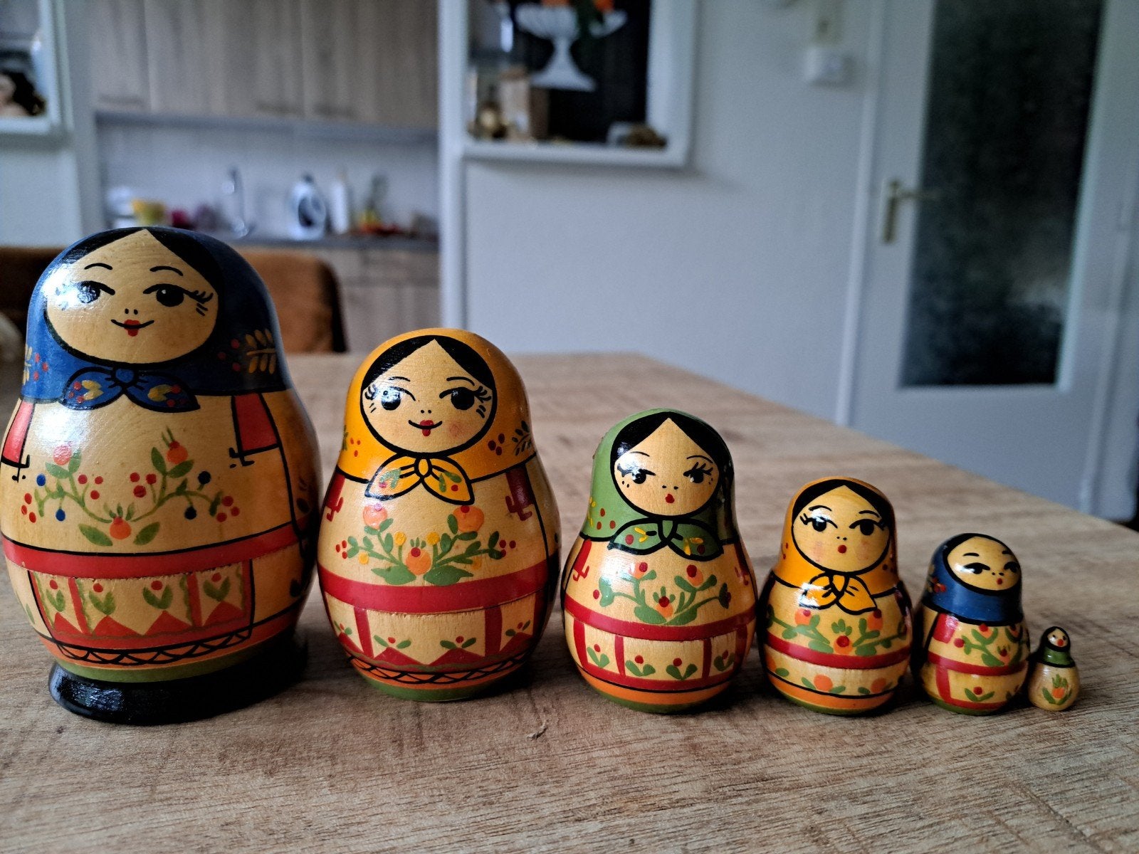Leuk vintage Matroesjka setje, Verzamelen, Ophalen of Verzenden