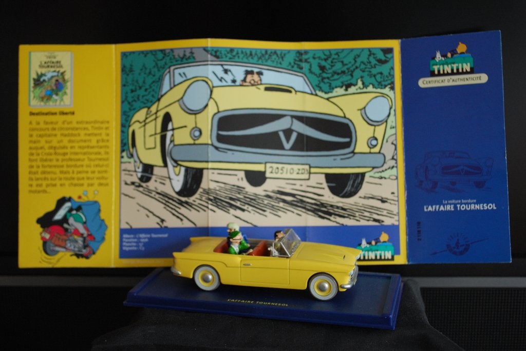 Kuifje auto No. 16 De Bordurische auto [De zaak Zonnebloem], Ophalen of Verzenden, Zo goed als nieuw, Auto, Overige merken