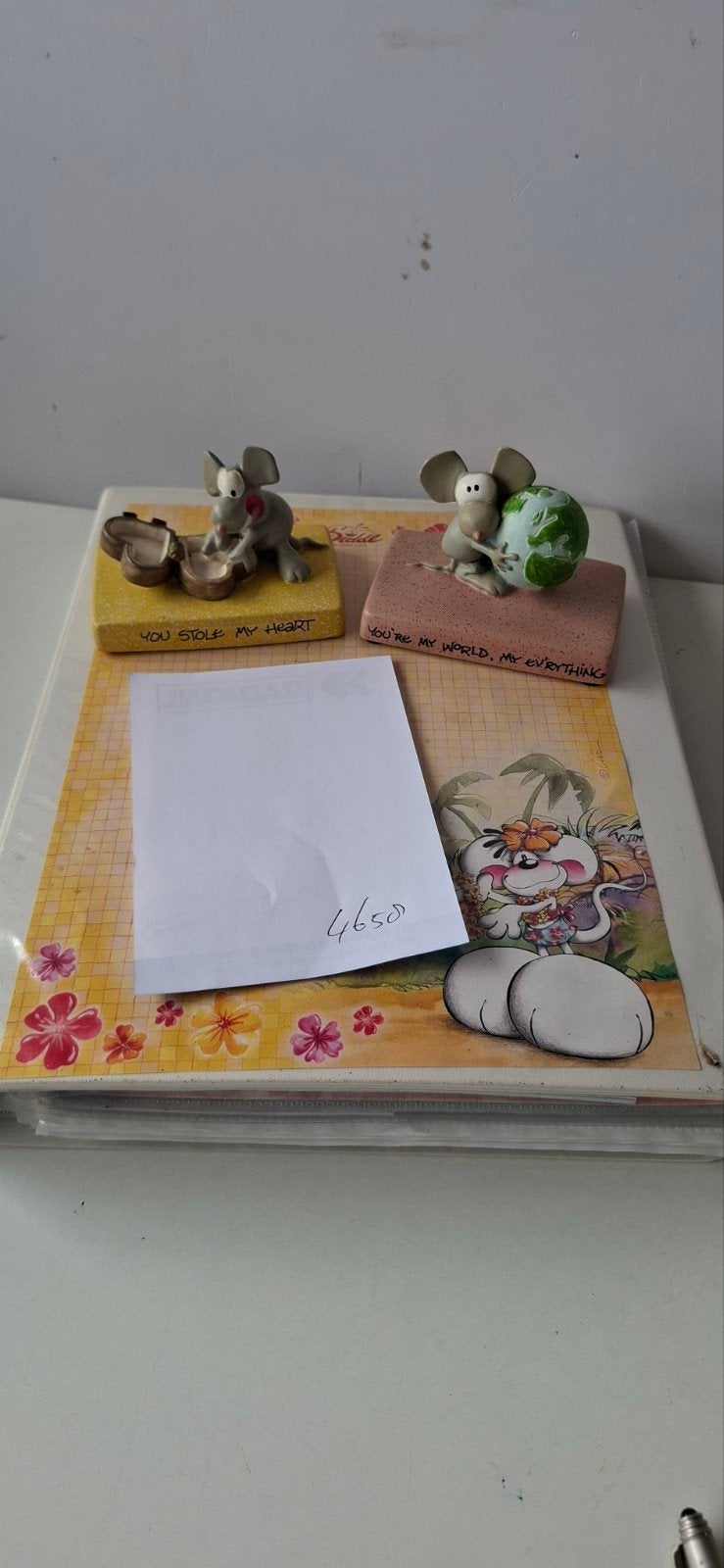 Grote verzameling Diddl papier, schriftjes en beeldjes, Gebruikt, Verzenden, Papier, Kaart of Schrift, Info@depesche.com