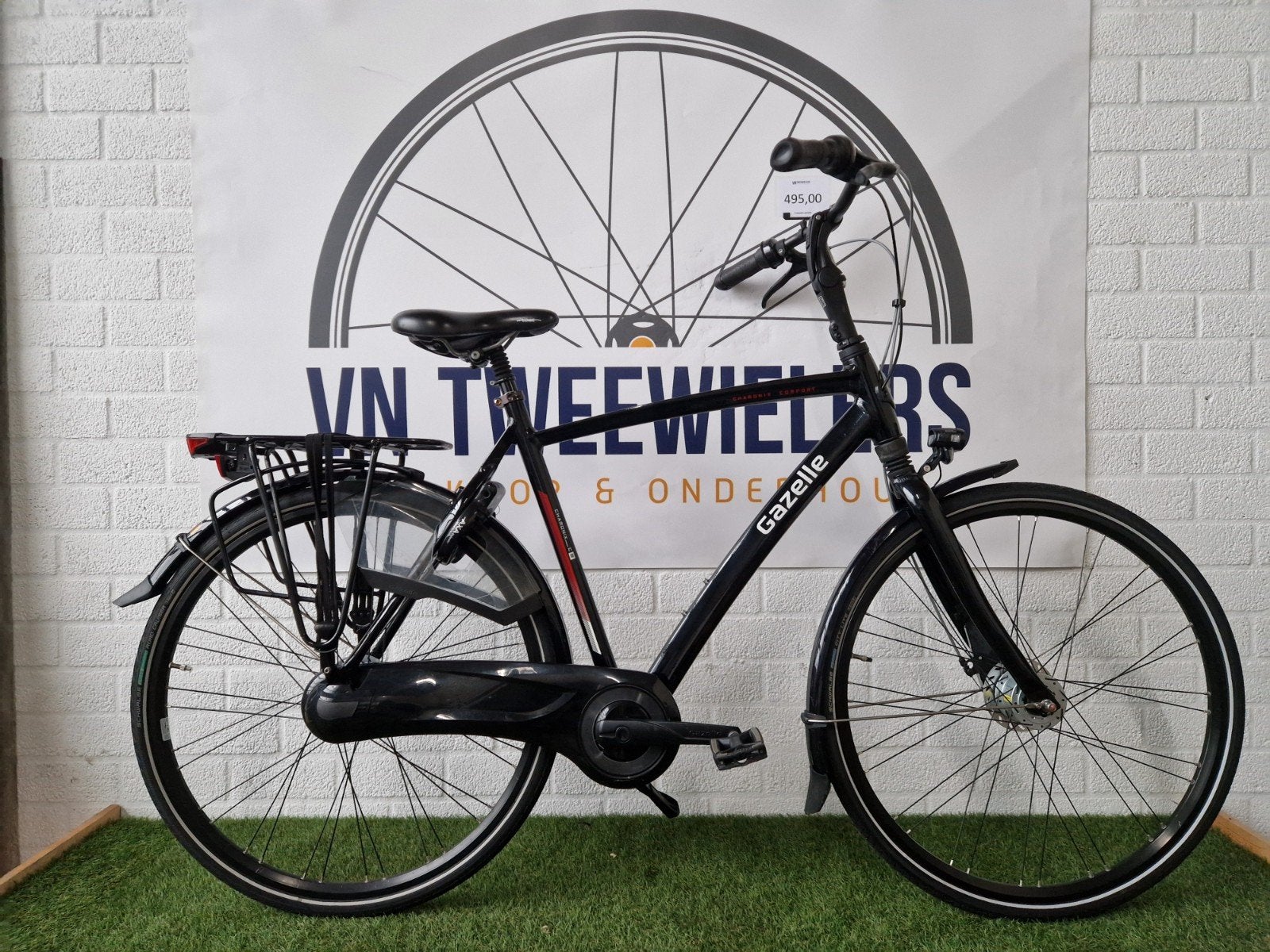 Gazelle Chamonix Plus N8 28" 58cm Herenfiets, Fietsen en Brommers, Ophalen, Gebruikt, Versnellingen, 57 tot 61 cm