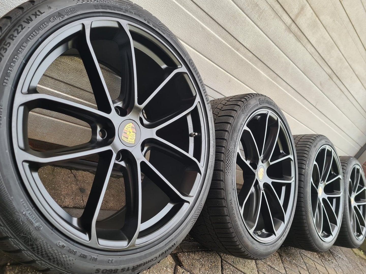 22“ Porsche Cayenne E3 S 9Y E-Hybrid Turbo GTS Coupe velgen, -, 285 mm, -, Banden en Velgen