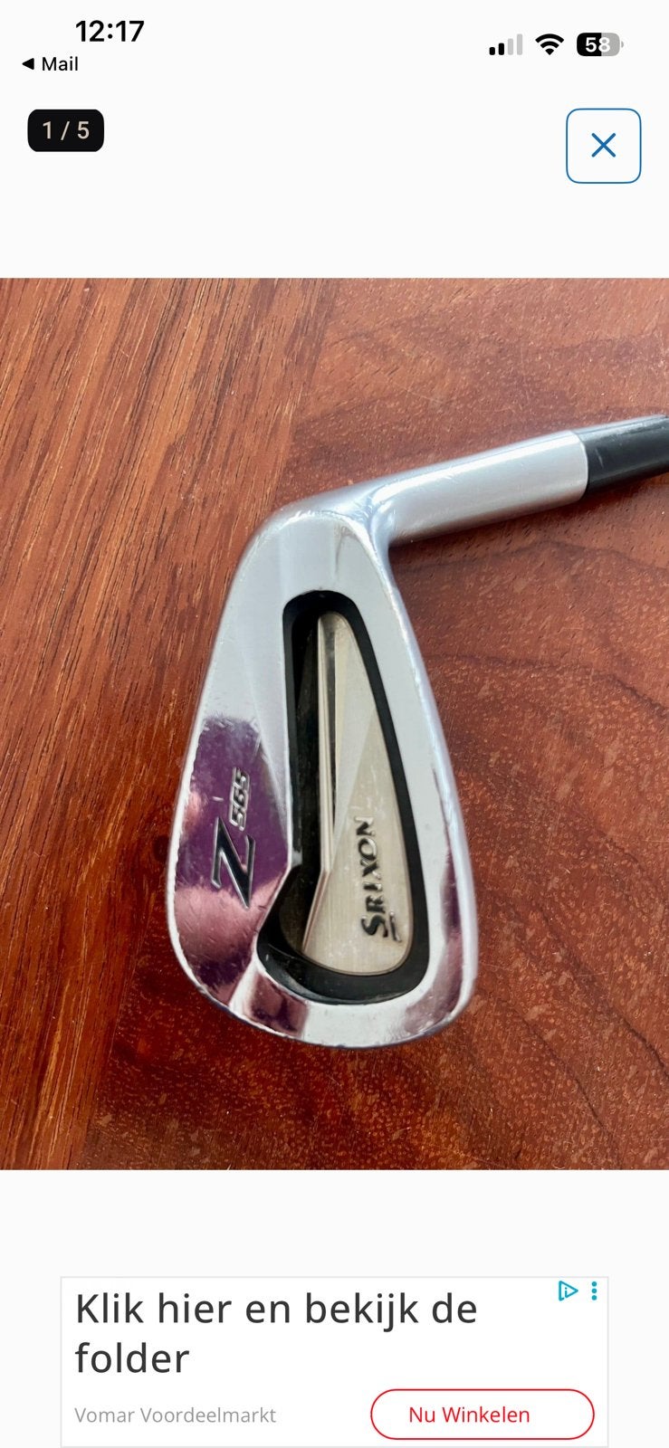 Te koop srixon Z565, Sport en Fitness, Ophalen, Gebruikt, Set, Overige merken