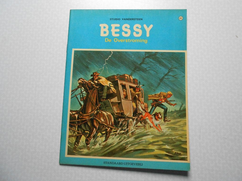 Bessy 89 De overstroming 1971 1 ste druk., Willy Vandersteen, Eén stripboek, Nieuw, Ophalen of Verzenden