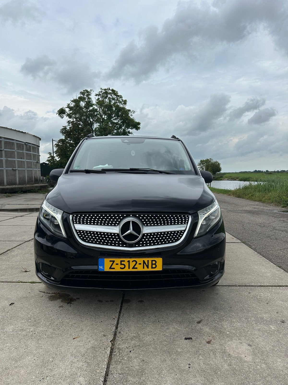 Mercedes-Benz Vito 2.2 XL Tourer 2018 Zwart Taxiklaar, Auto's, 136 pk, 2000 kg, Zwart, Diesel