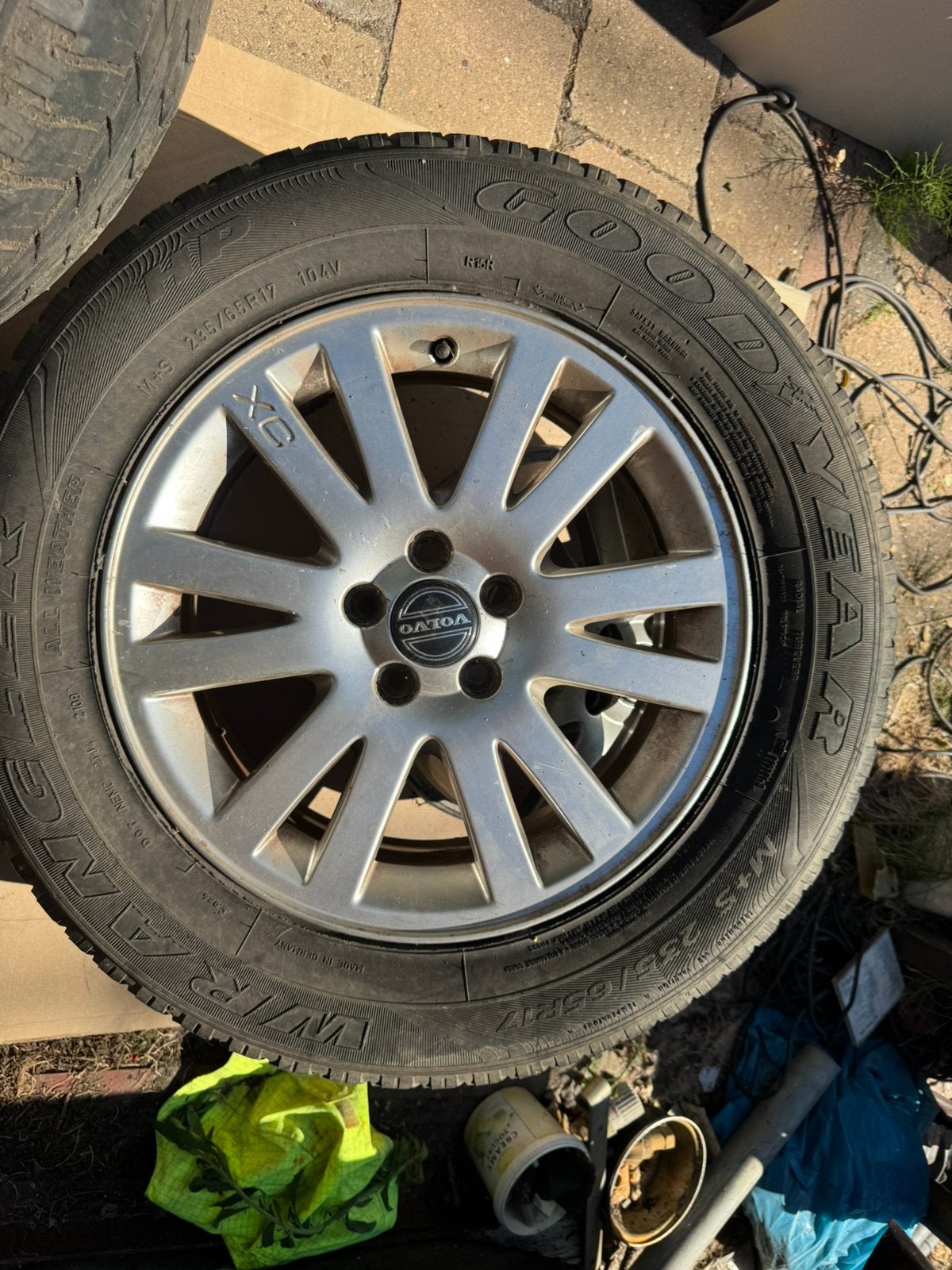 Velgen volvo xc70xc90, Ophalen