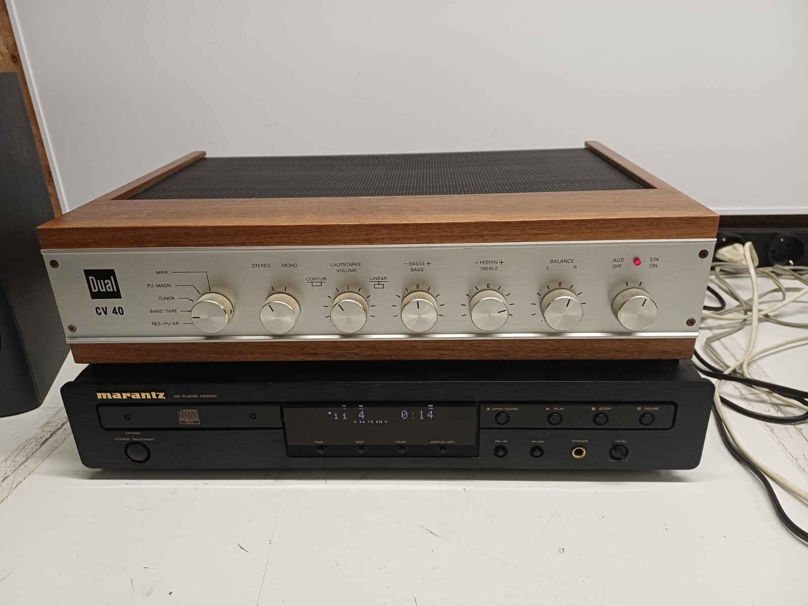 Dual CV40 Versterker uit 1972 - Goede staat, werkt, Audio, Tv en Foto, Stereo-sets, Gebruikt, Overige merken, Losse componenten